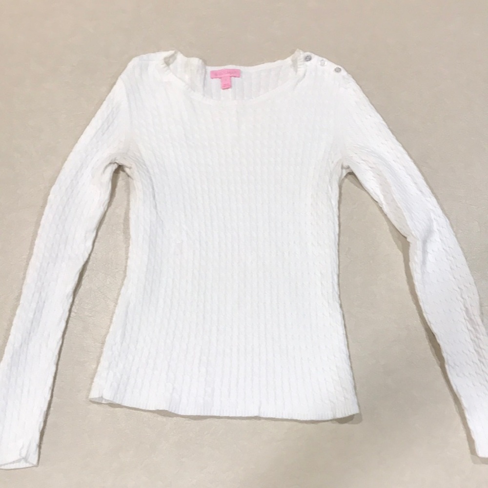 White Lily Pulitzer sweater